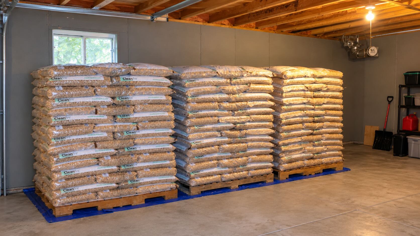 Wood Pellet Winter Storage
