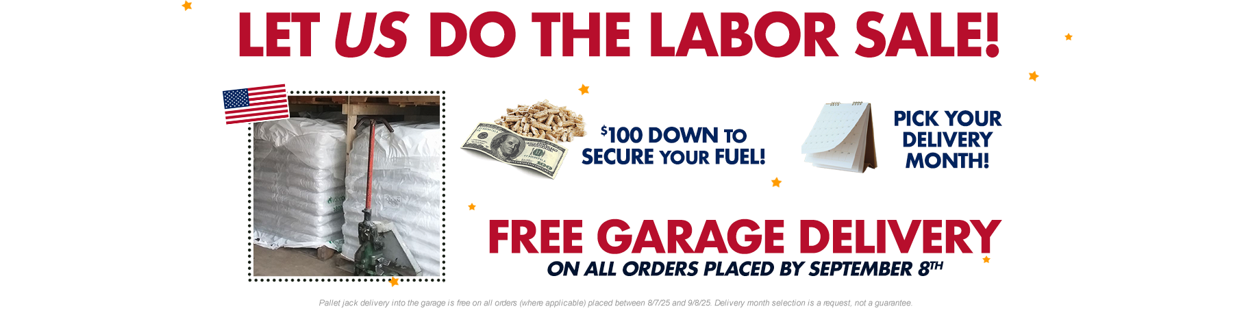 Celebrate Labor Day with Free Garage Delivery!