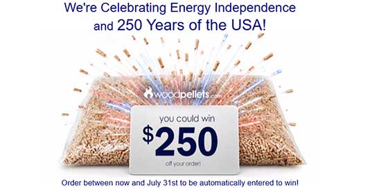 You could win $250 off your next order!